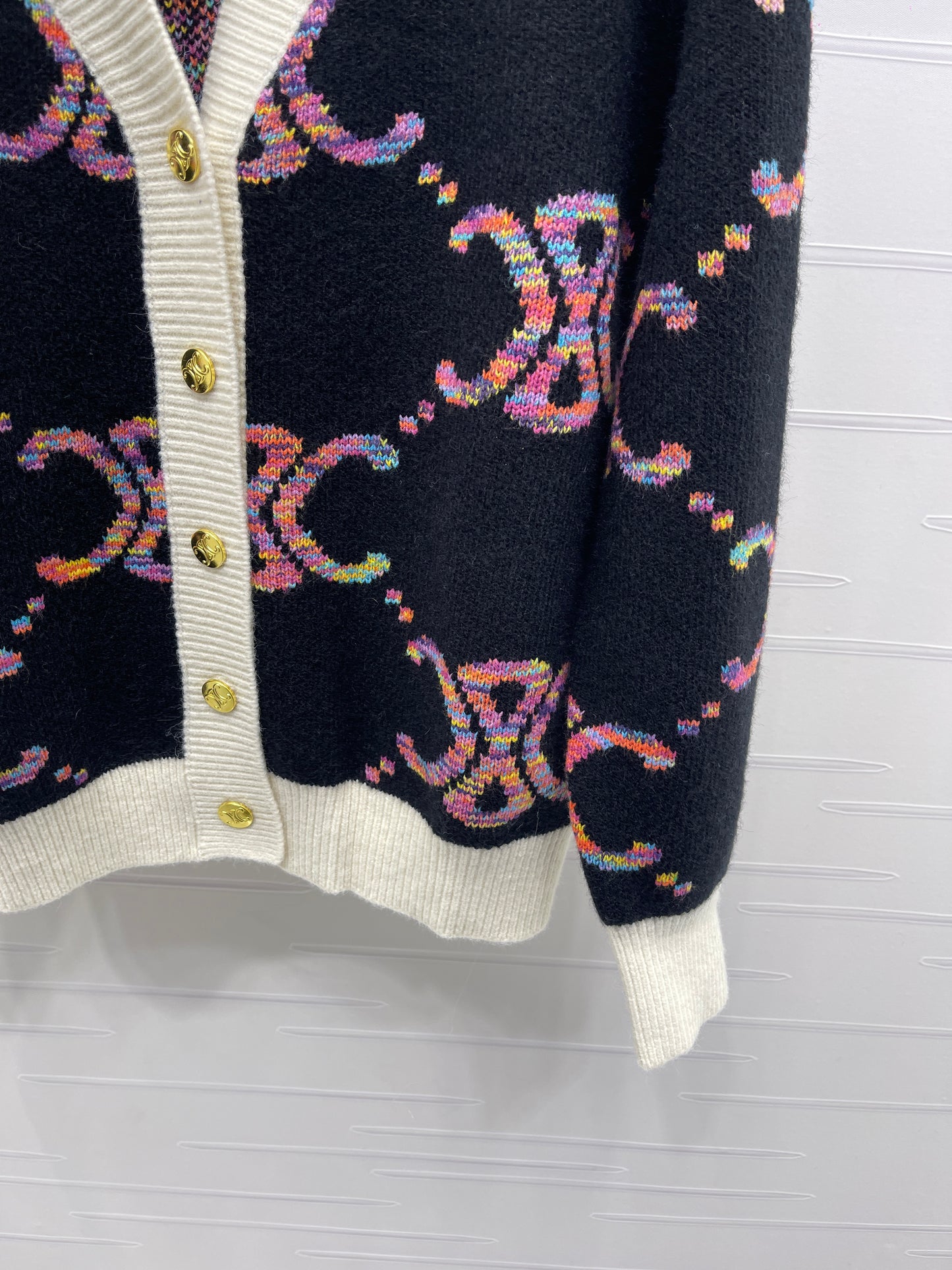 Celi 25fw jacquard cardigan