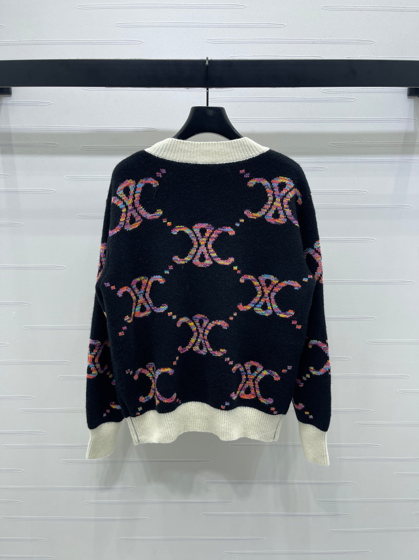 Celi 25fw jacquard cardigan