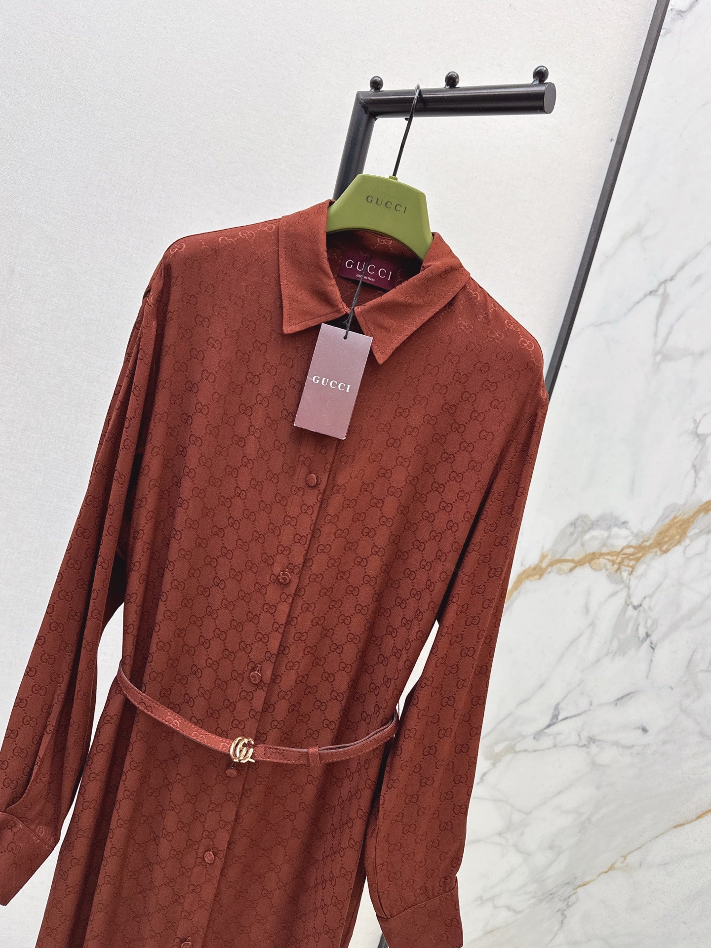 Guc 25fw shirt halter dress