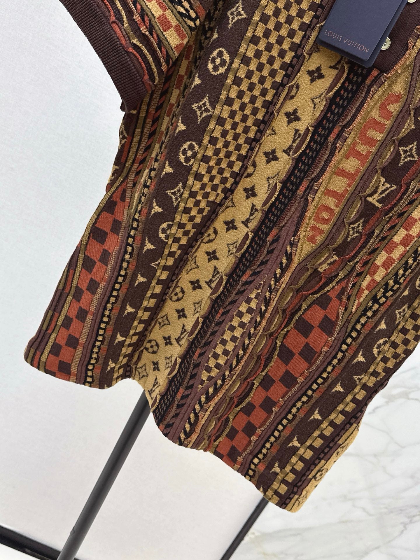 Loui 25fw jacquard sweater shirt