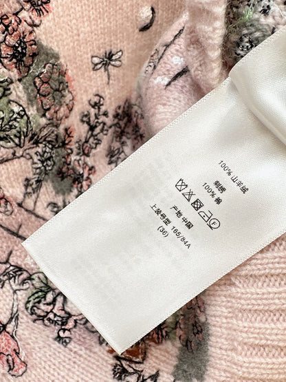 CD 25fw embroidery sweater