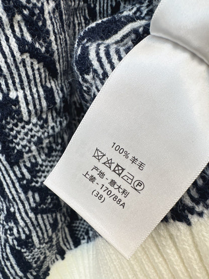 CD 25fw hooded knit cardigan