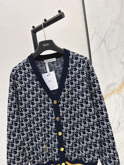 CD 25fw v-neck wool cardigan