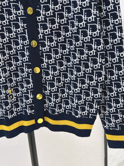 CD 25fw v-neck wool cardigan