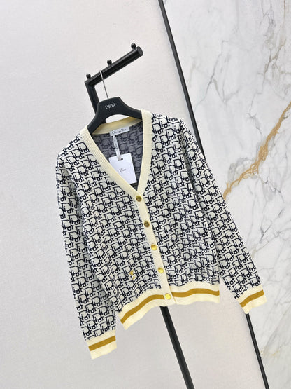 CD 25fw v-neck wool cardigan