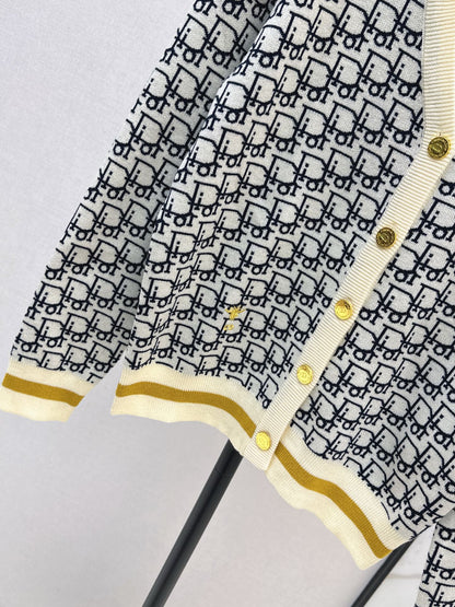 CD 25fw v-neck wool cardigan