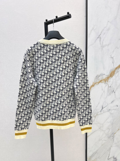 CD 25fw v-neck wool cardigan