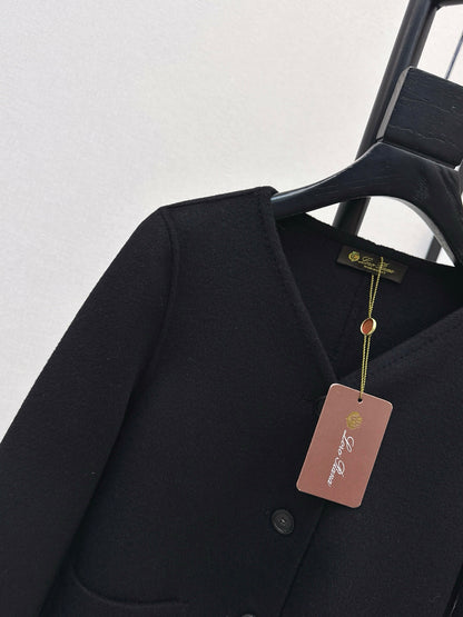 Loro 25fw wool coat scarf set