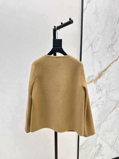 Loro 25fw wool coat scarf set