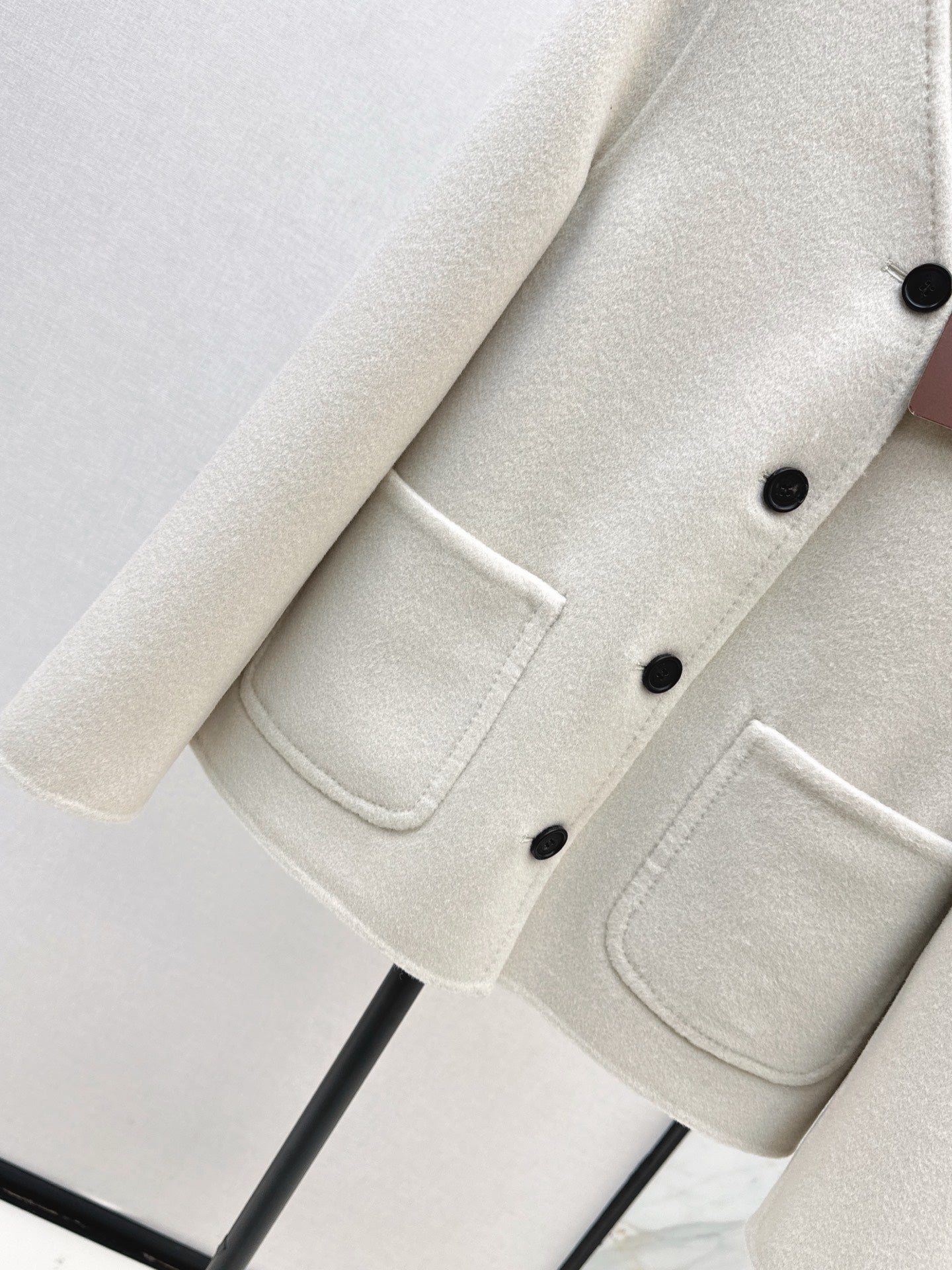 Loro 25fw wool coat scarf set