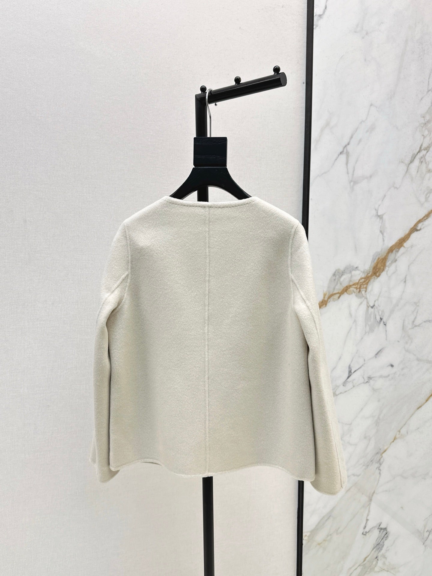 Loro 25fw wool coat scarf set