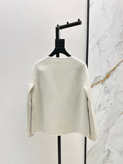 Loro 25fw wool coat scarf set