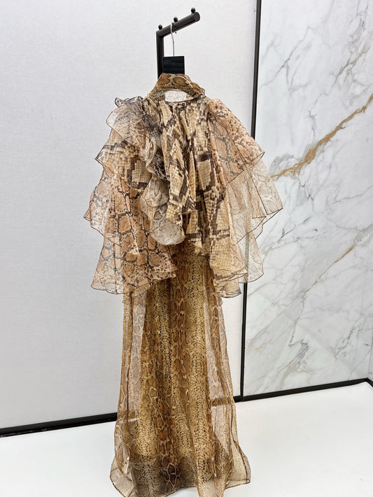 Zimm 25fw print dress