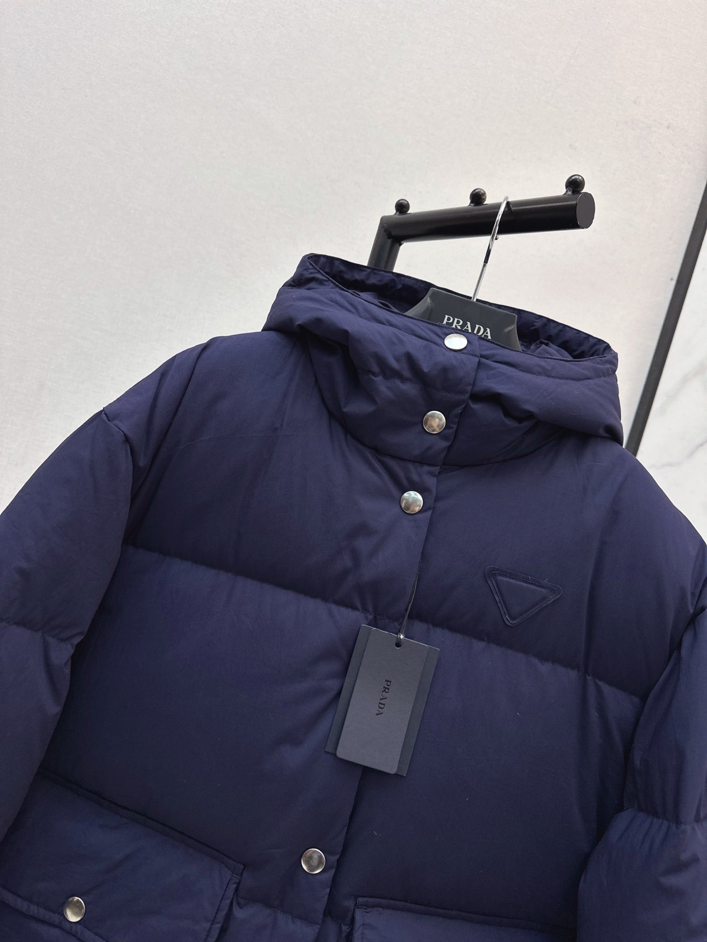 Pra 25fw hooded down jacket