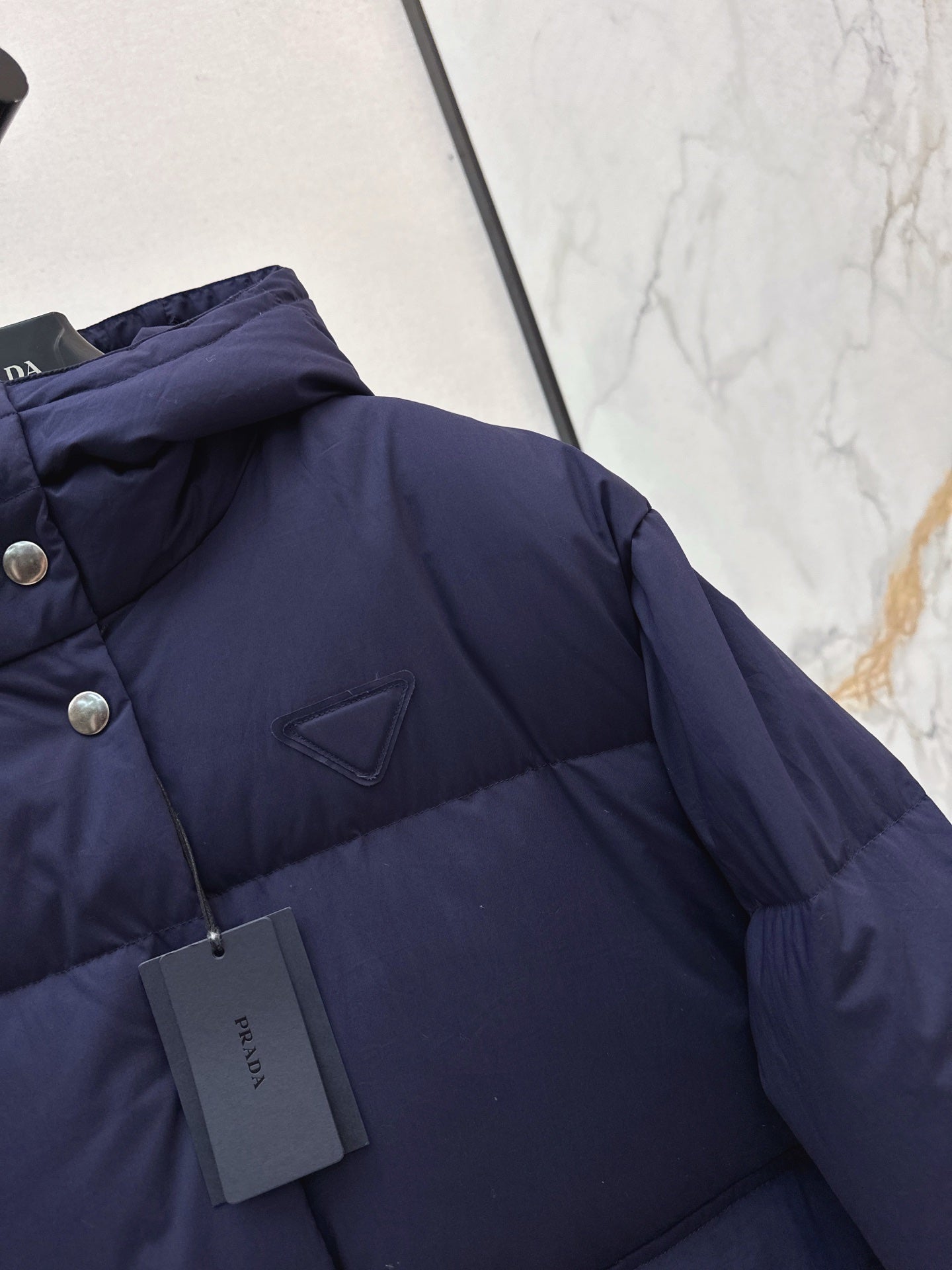 Pra 25fw hooded down jacket