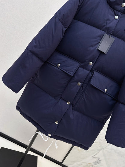 Pra 25fw hooded down jacket