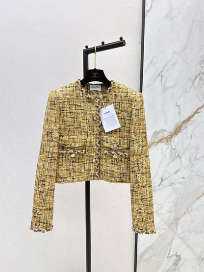 Chan 25fw woven tweed jacket