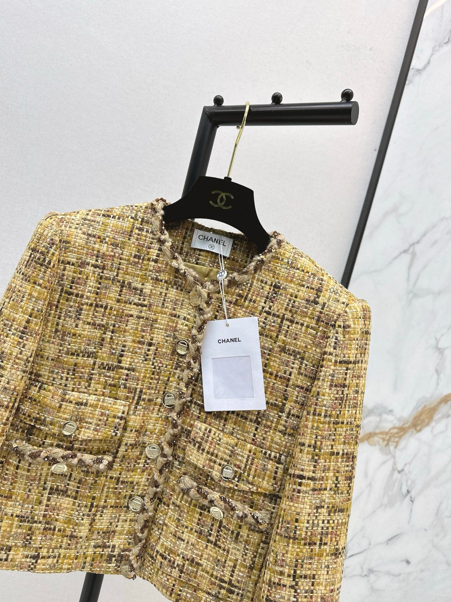 Chan 25fw woven tweed jacket