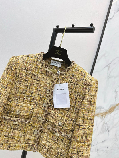 Chan 25fw woven tweed jacket
