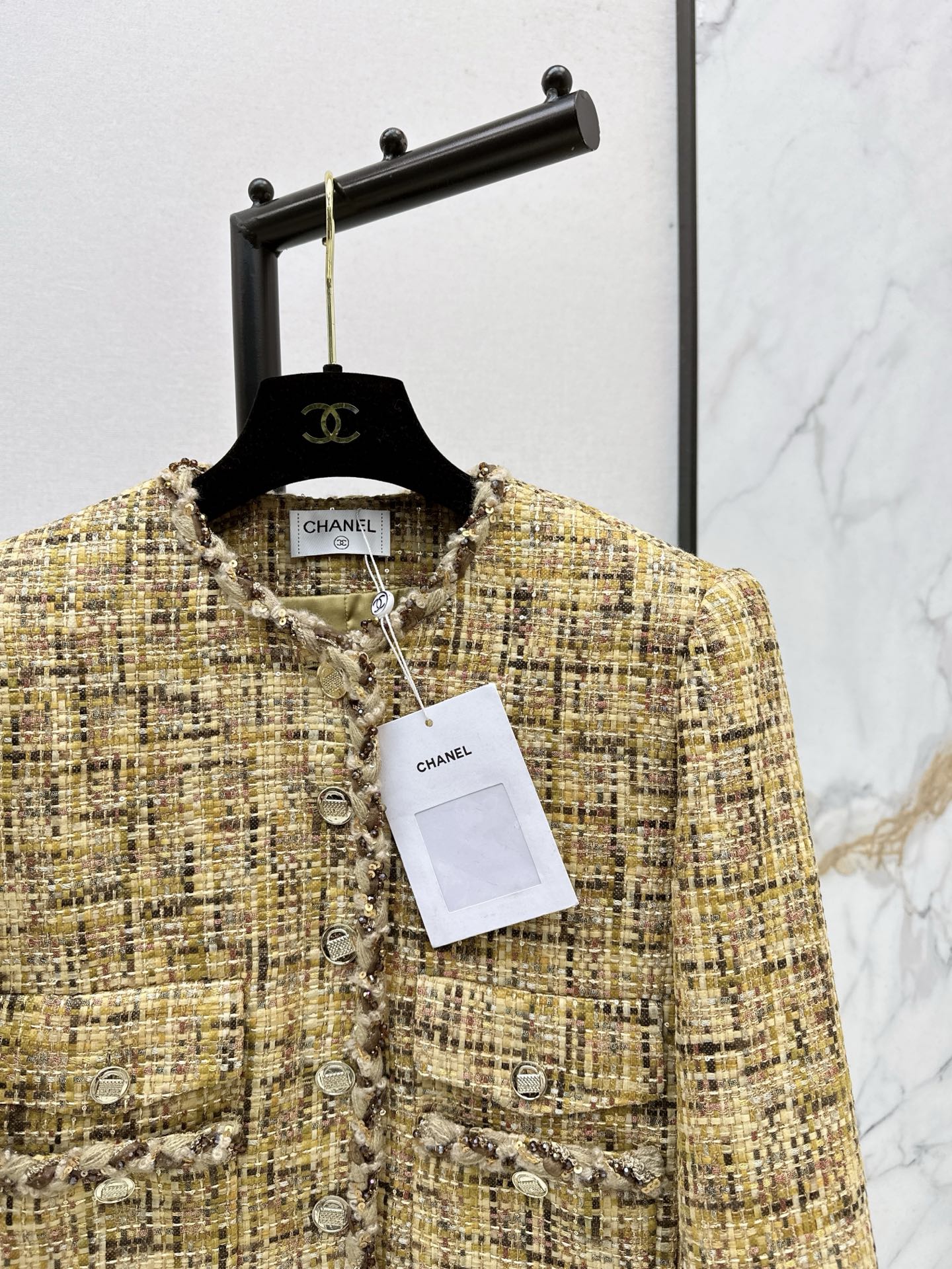 Chan 25fw woven tweed jacket