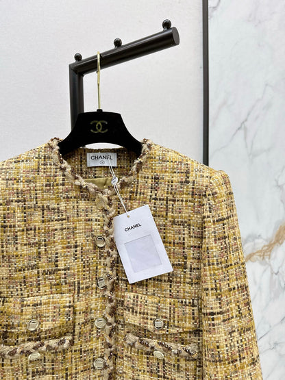 Chan 25fw woven tweed jacket