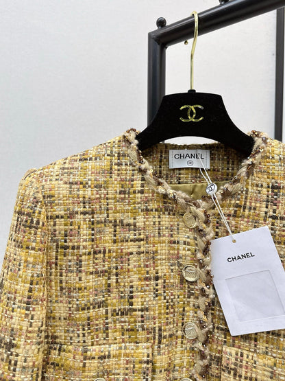 Chan 25fw woven tweed jacket