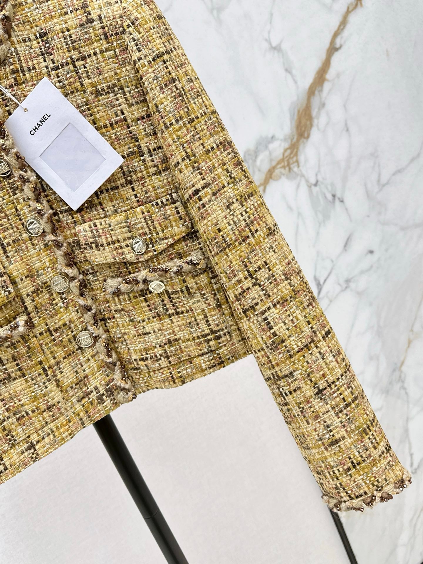 Chan 25fw woven tweed jacket