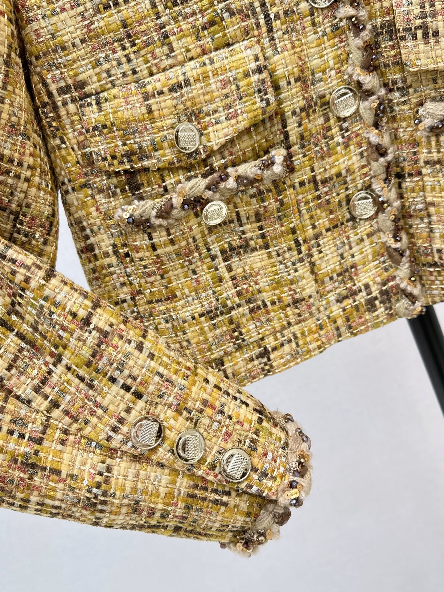 Chan 25fw woven tweed jacket