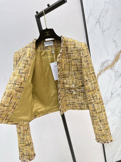 Chan 25fw woven tweed jacket