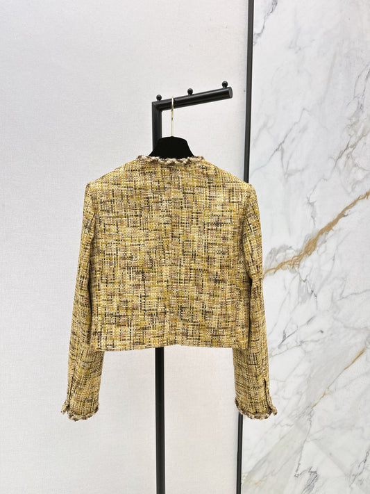 Chan 25fw woven tweed jacket