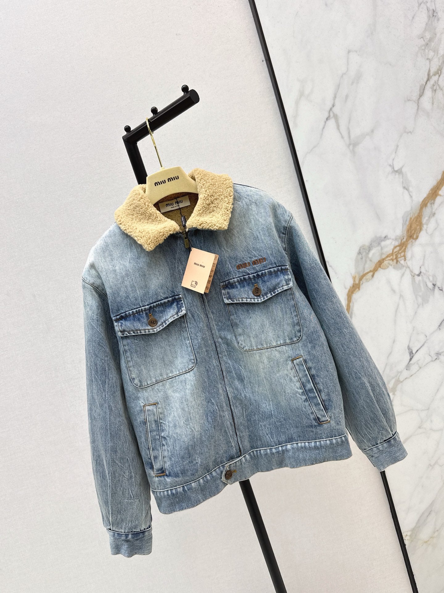 Miu 25fw denim jacket