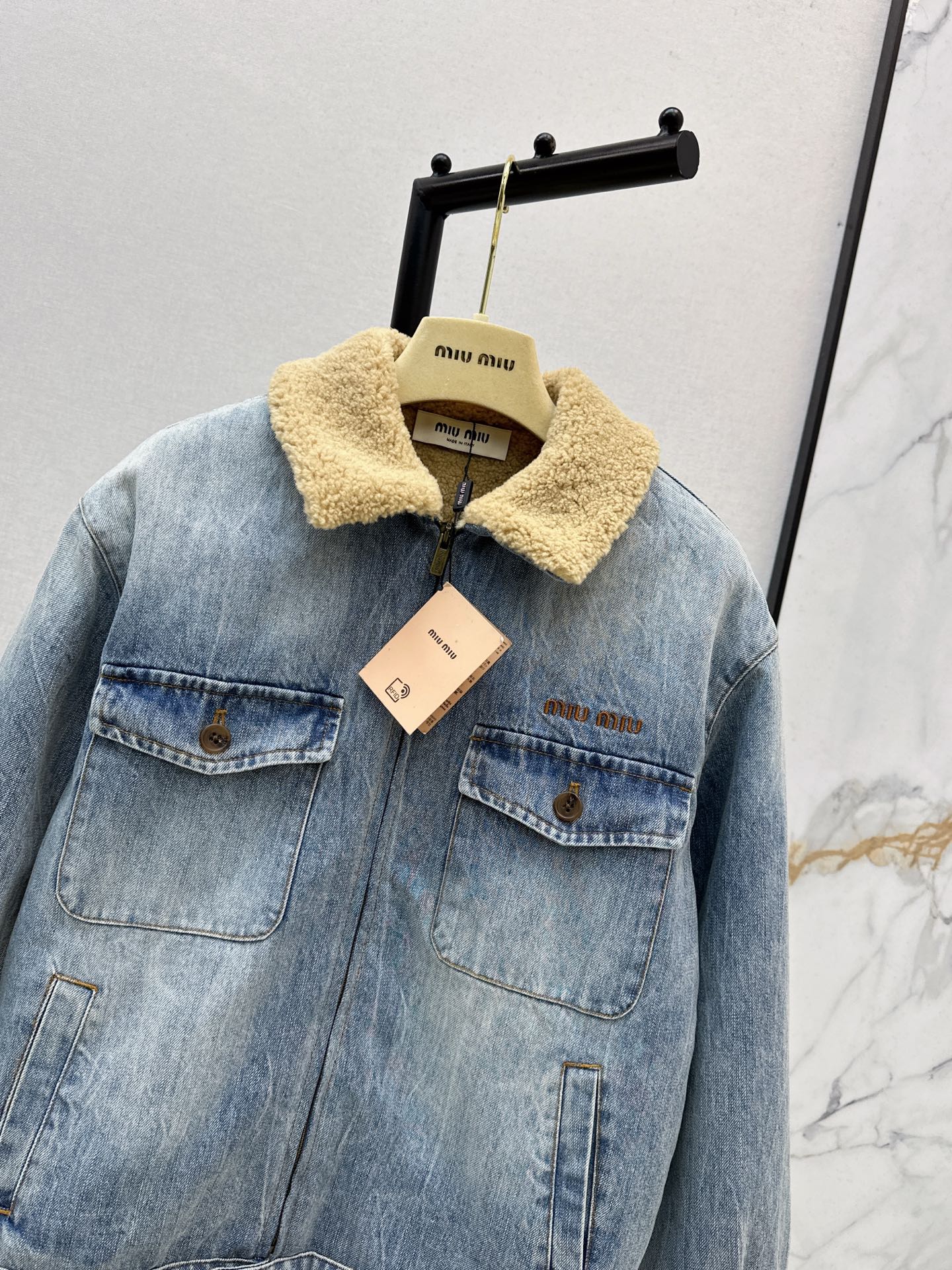 Miu 25fw denim jacket