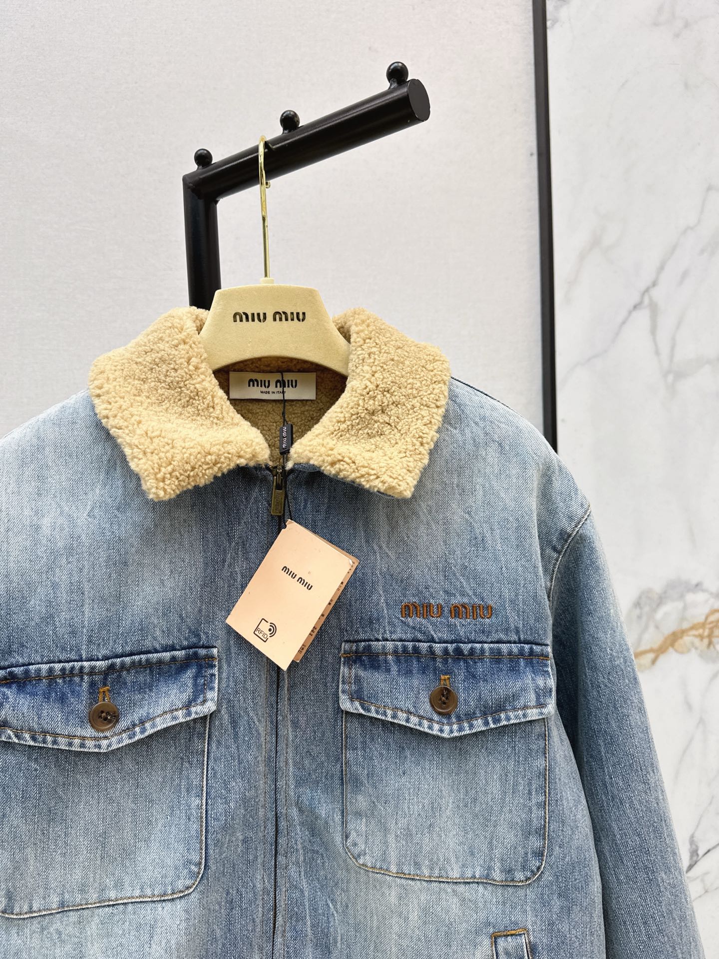 Miu 25fw denim jacket