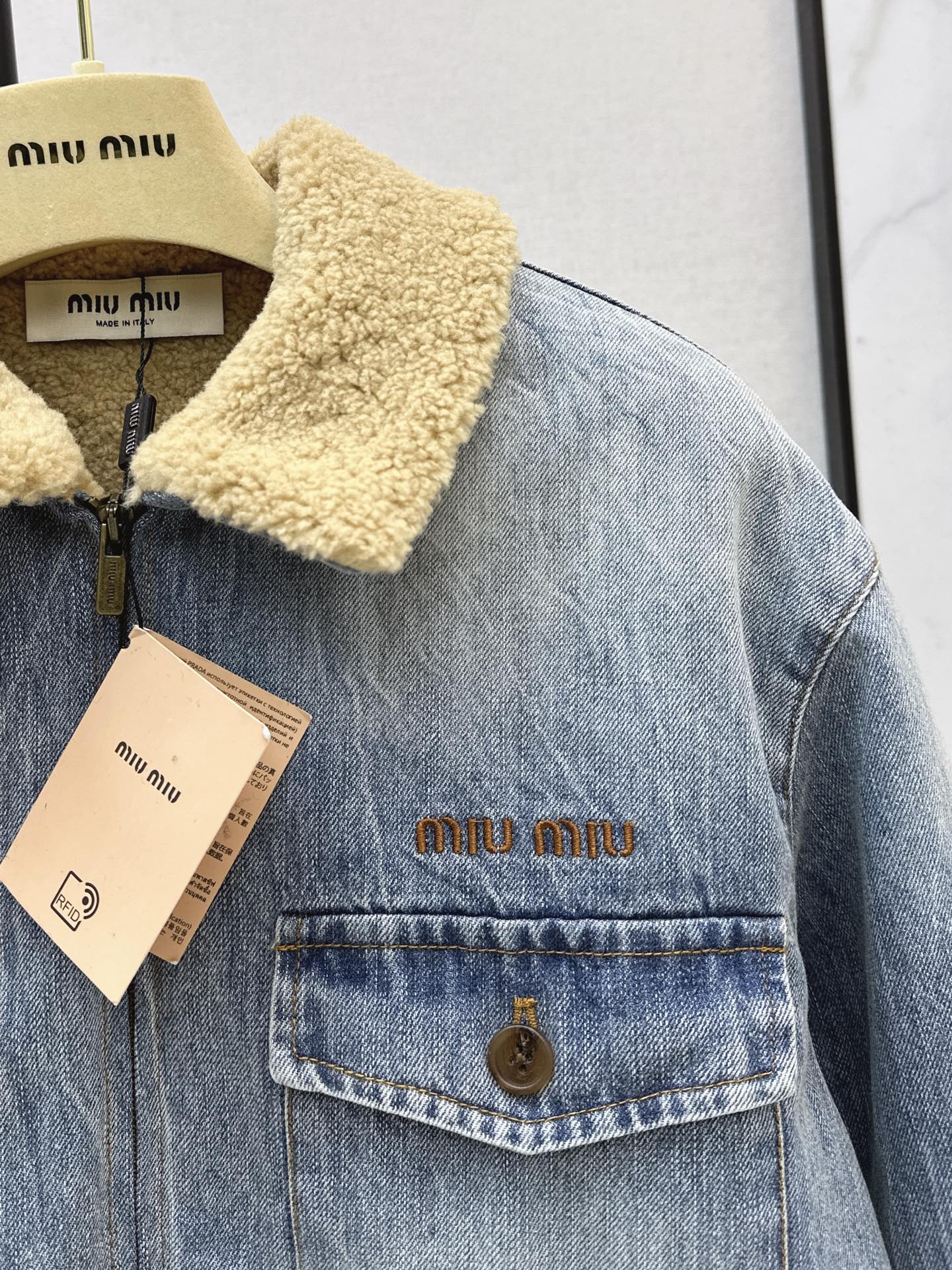 Miu 25fw denim jacket