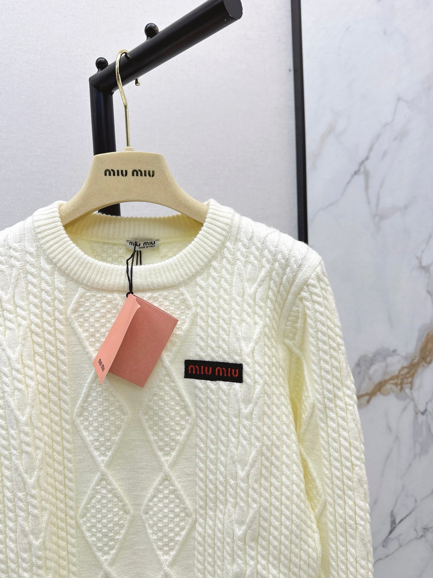 Miu 25fw wool sweater