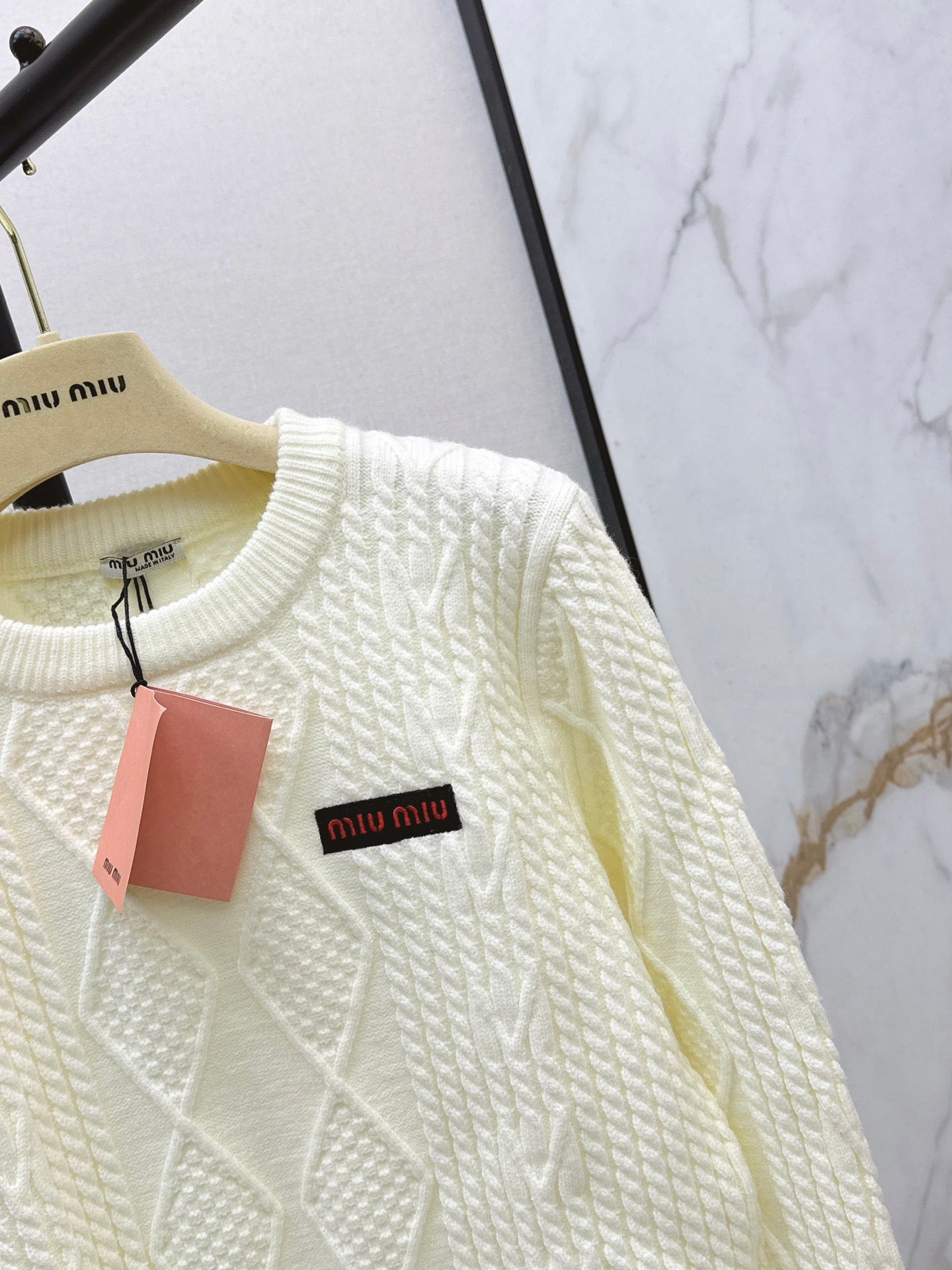 Miu 25fw wool sweater