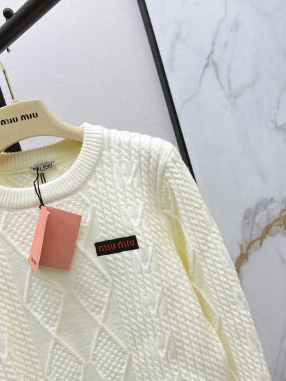 Miu 25fw wool sweater