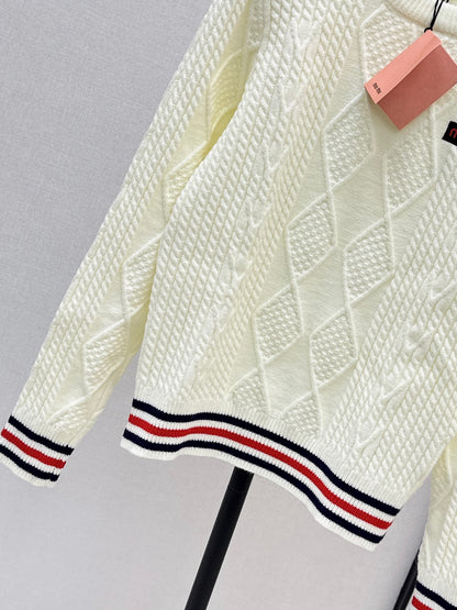 Miu 25fw wool sweater