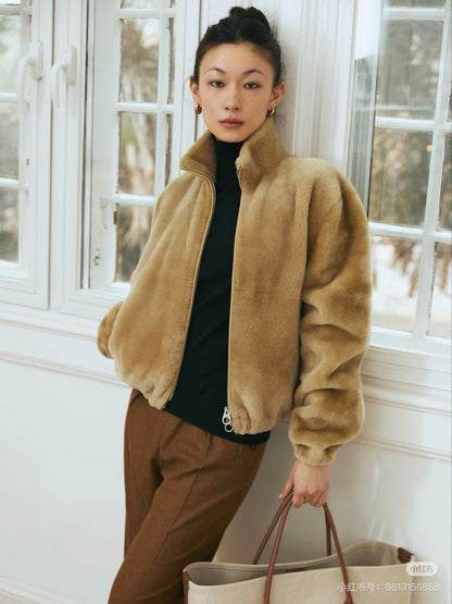 Loro 25fw fur jacket