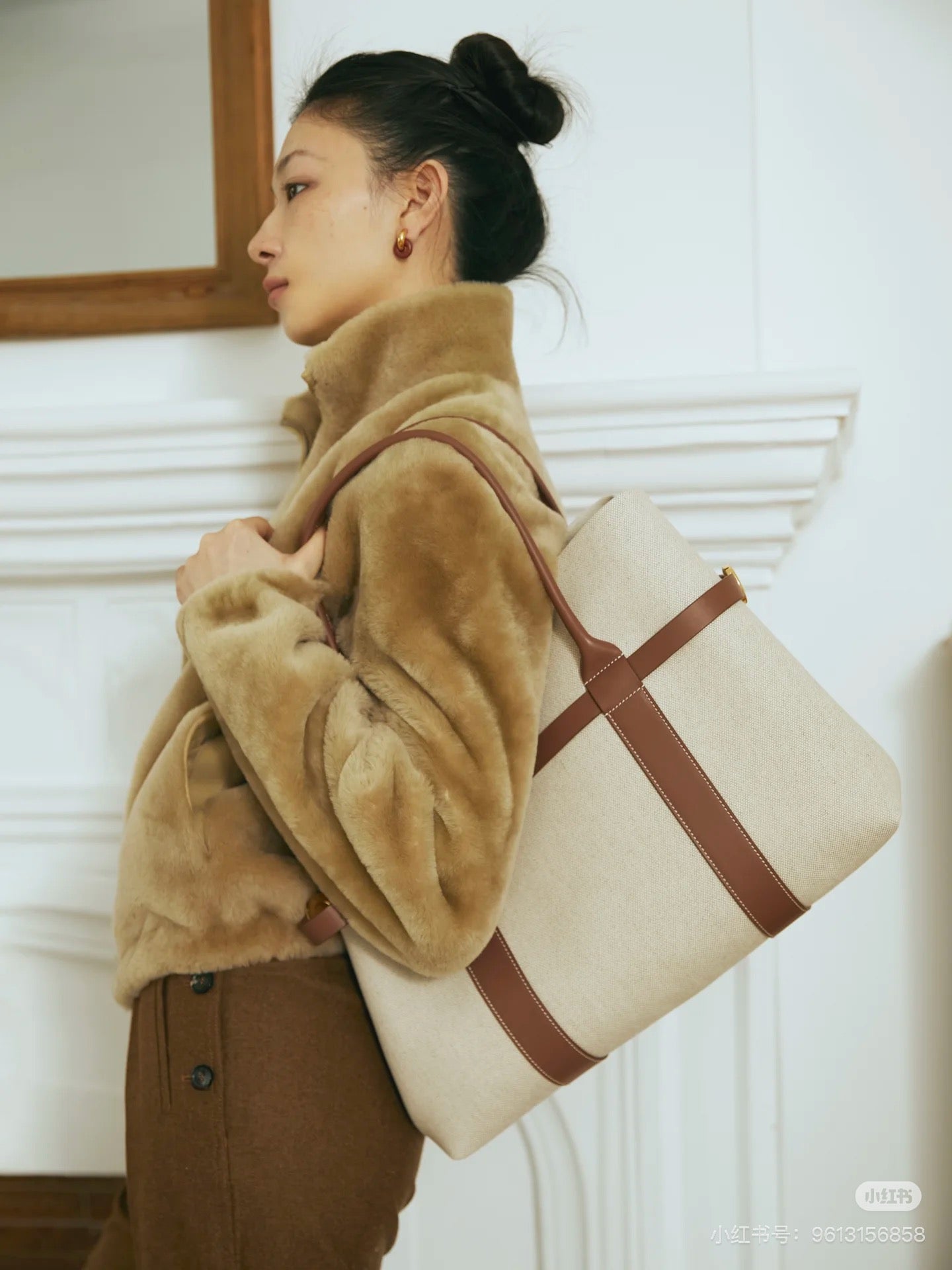 Loro 25fw fur jacket