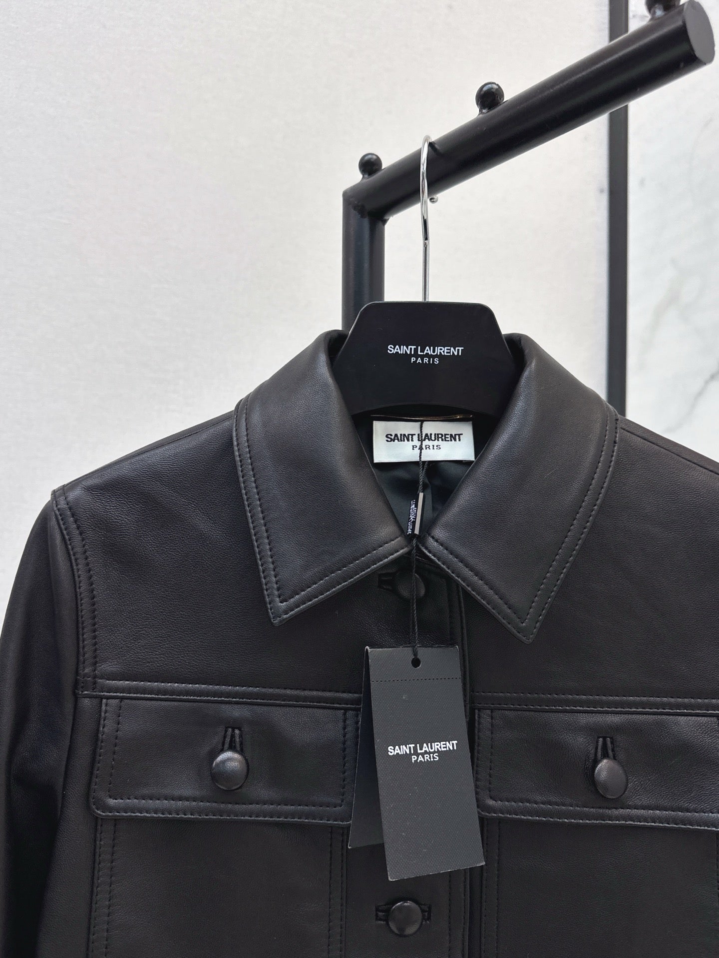 Sain 25fw leather jacket