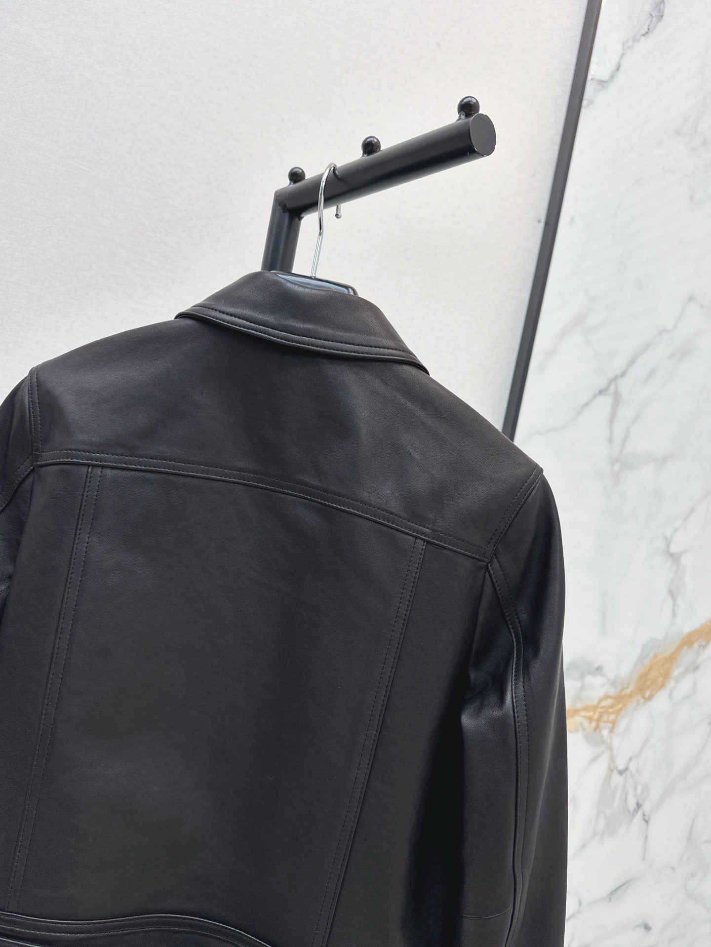 Sain 25fw leather jacket