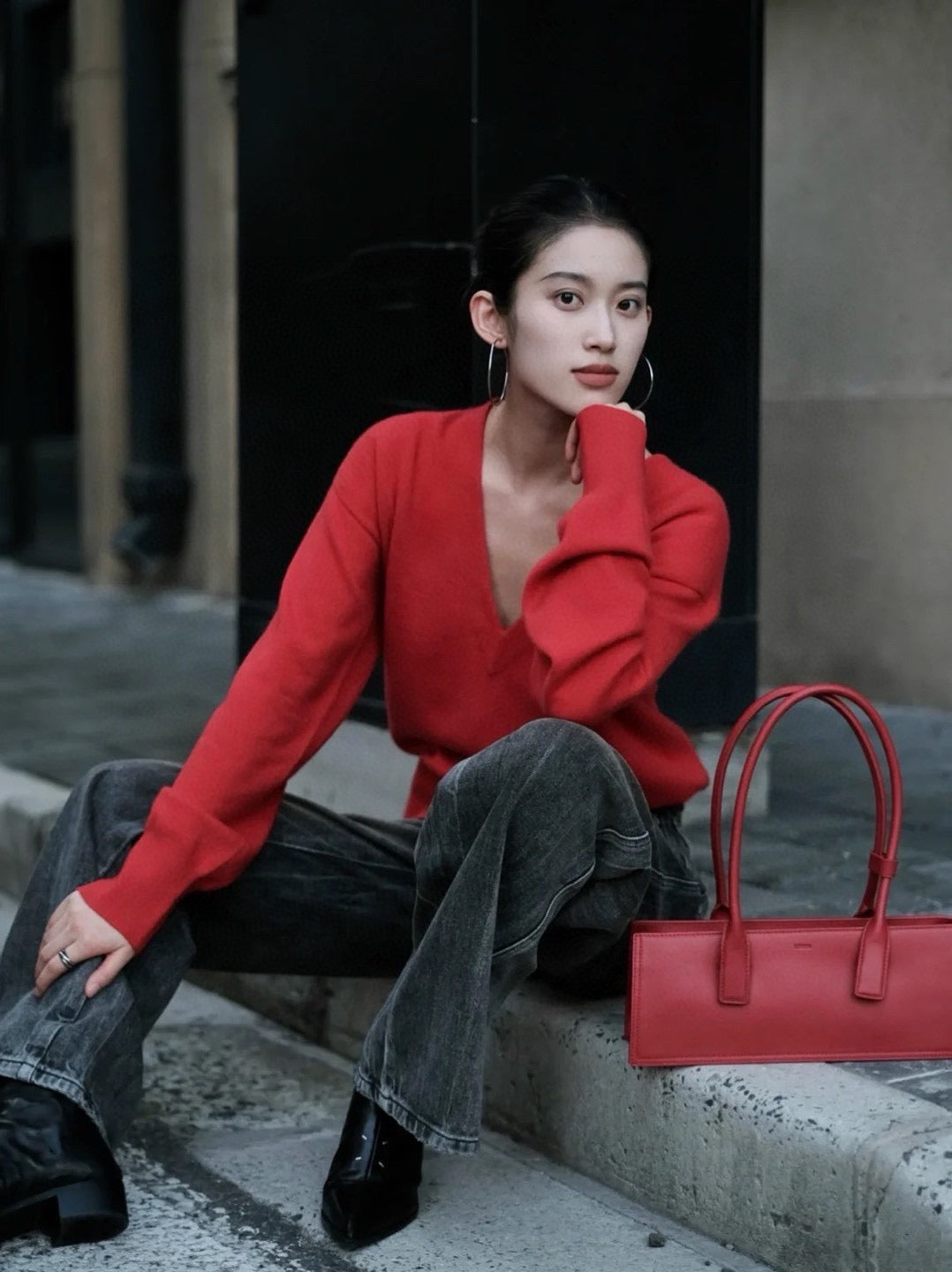 Row 25fw knit sweater