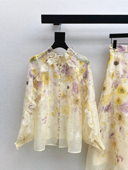 Zimm 25fw print shirt