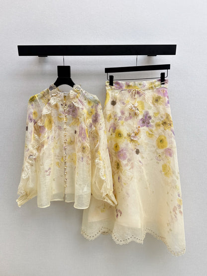 Zimm 25fw print shirt