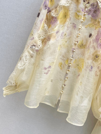 Zimm 25fw print shirt