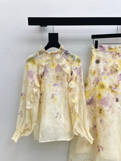 Zimm 25fw print shirt