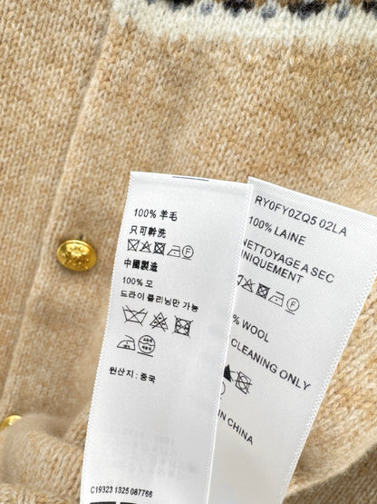 Celi 25fw jacquard cardigan