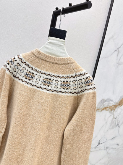 Celi 25fw jacquard cardigan