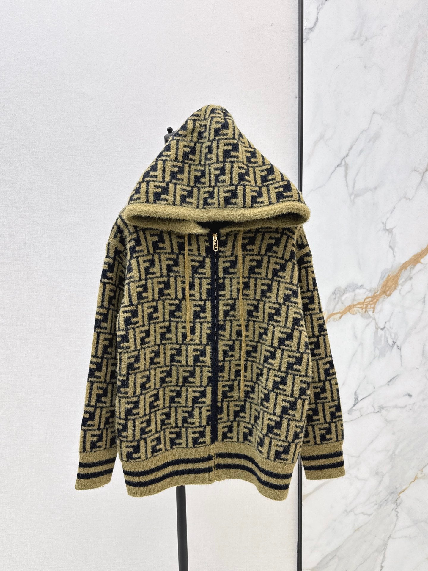 Fen 25fw hooded cardigan